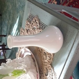 Small vintage Milk glass flower vase